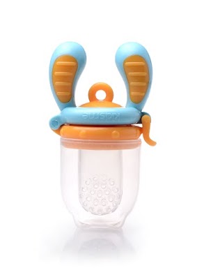 Food Feeder - Small Blue & Orange